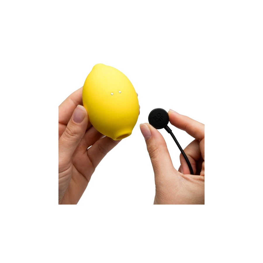 ROMP - LEMON CRUSH PLEASURE AIR CLITORAL STIMULATOR YELLOW